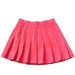 Vintage 80’s Head Sportswear Neon Pink Pleated Tennis Skirt size Small